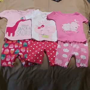 Baby Girl Carter's PJ Sets